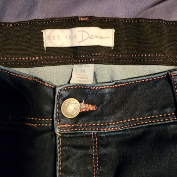 Cato skinny leg blue jeans - Picture 3 of 3